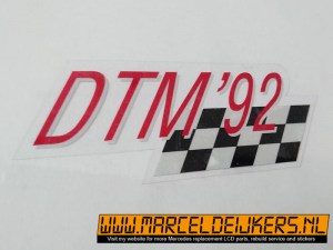 DTM92-decal